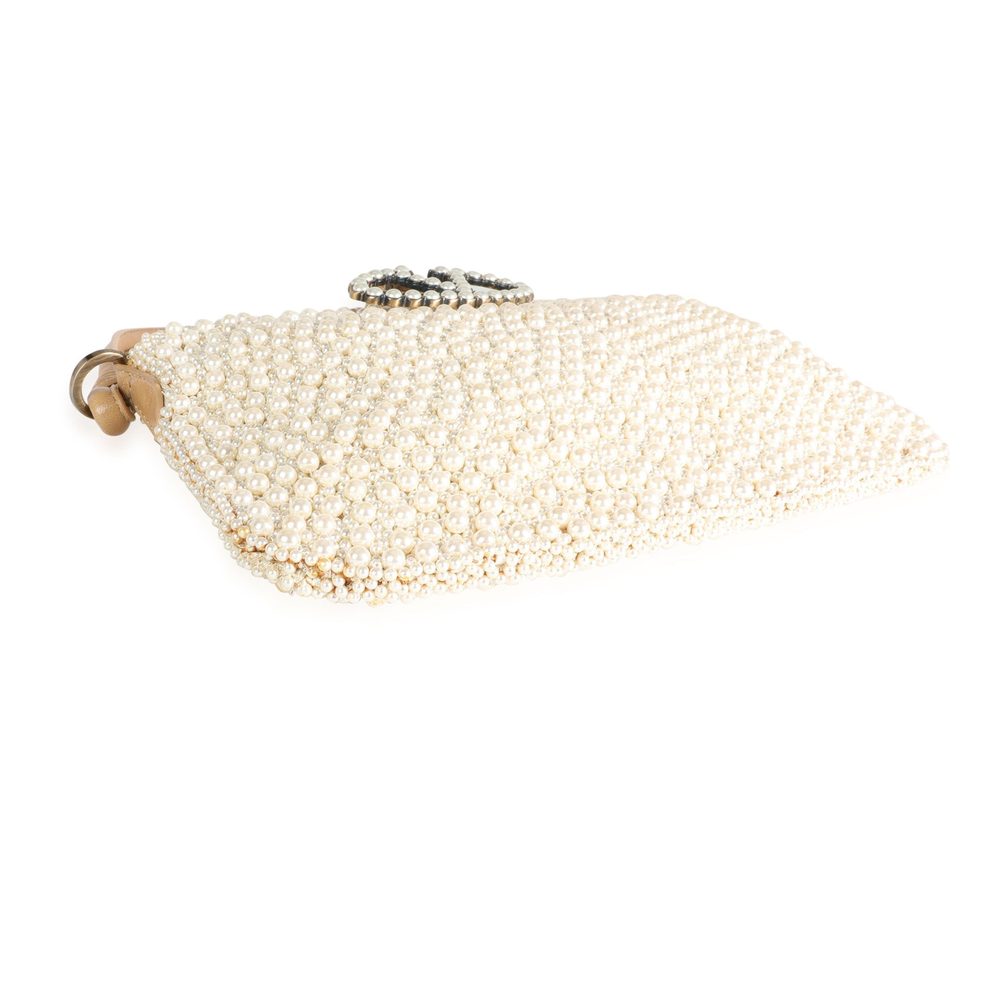 Valentino All-Over Pearl Embellished Baguette - Picture 6 of 7